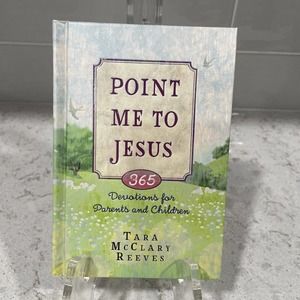 Point Me to Jesus: 365 Devotions for Parents and Children Book Baby Child Gift
